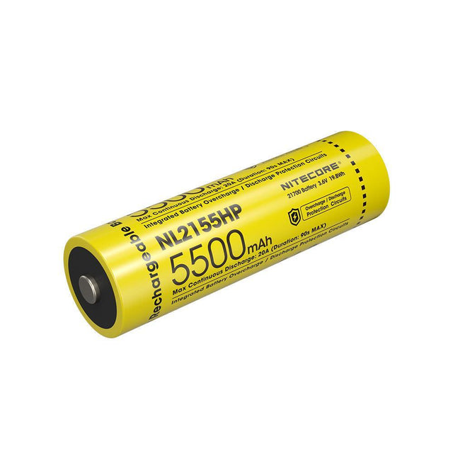 Nitecore 21700 5500 mAh 20 A High Discharge Lithium-ion Protected Battery (NL2155HP)