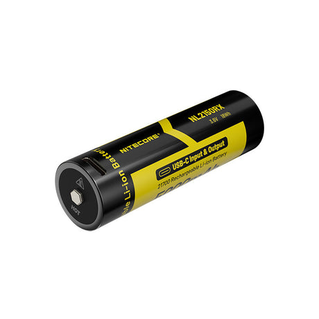 Nitecore 21700 USB-C Rechargeable 5000 mAh Lithium-ion Protected Battery (NL2150RX)