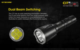 Nitecore CI7 White & Infrared LED Torch