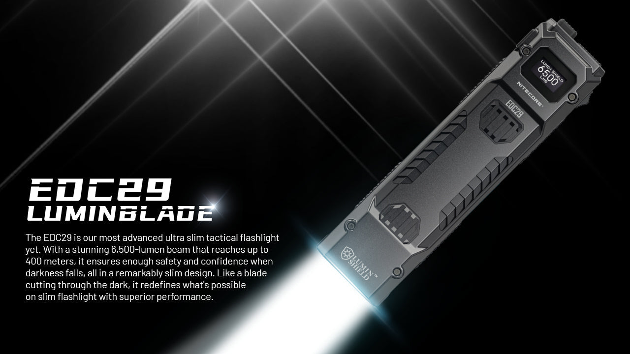 Nitecore EDC29 Rechargeable LED Torch – Torch Direct