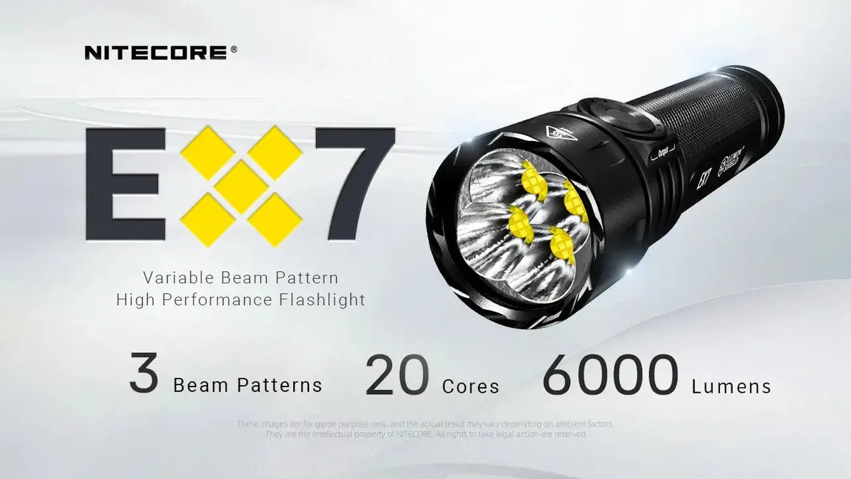 Nitecore EX7 Rechargeable LED Torch