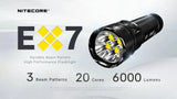 Nitecore EX7 Rechargeable LED Torch
