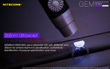 Nitecore GEM10UV Gemstone Identification Ultraviolet LED Torch