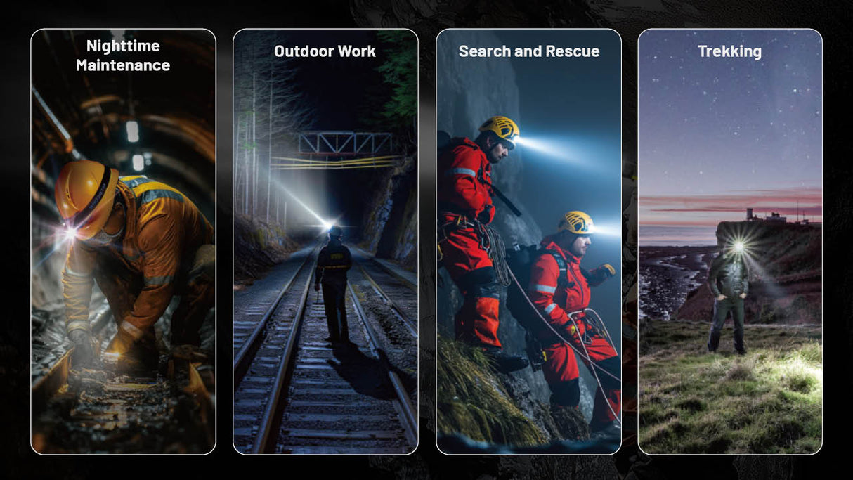 Nitecore HC75 UHE Work LED Head Torch