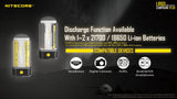 Nitecore LR60 LED Camping Lantern, Battery Charger & Power Bank