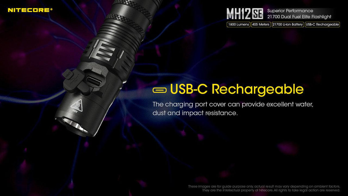 Nitecore MH12SE Rechargeable LED Torch