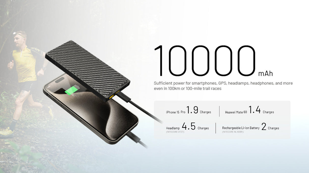Nitecore NB10000 GEN 3 USB-C 10000 mAh Power Bank