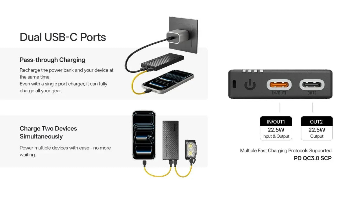 Nitecore NB10000 GEN 4 USB-C 10000 mAh Power Bank