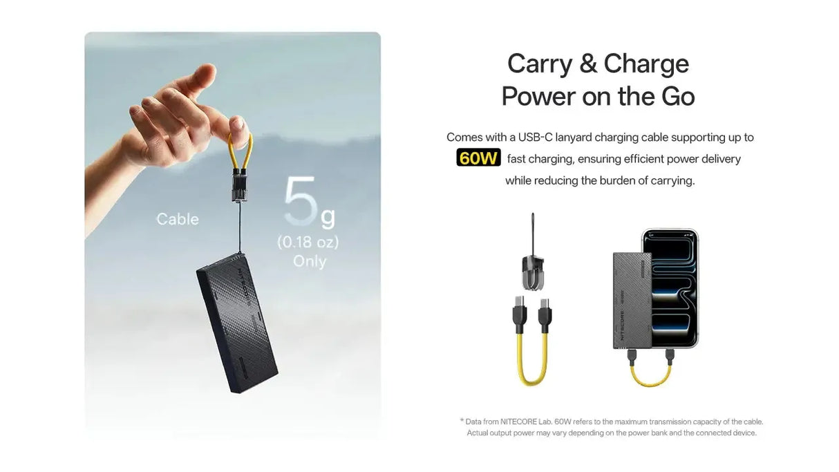 Nitecore NB10000 GEN 4 USB-C 10000 mAh Power Bank