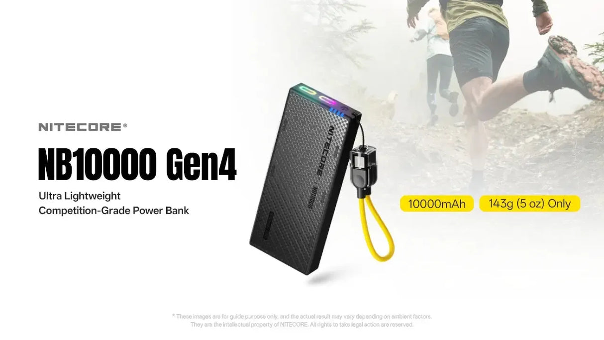 Nitecore NB10000 GEN 4 USB-C 10000 mAh Power Bank
