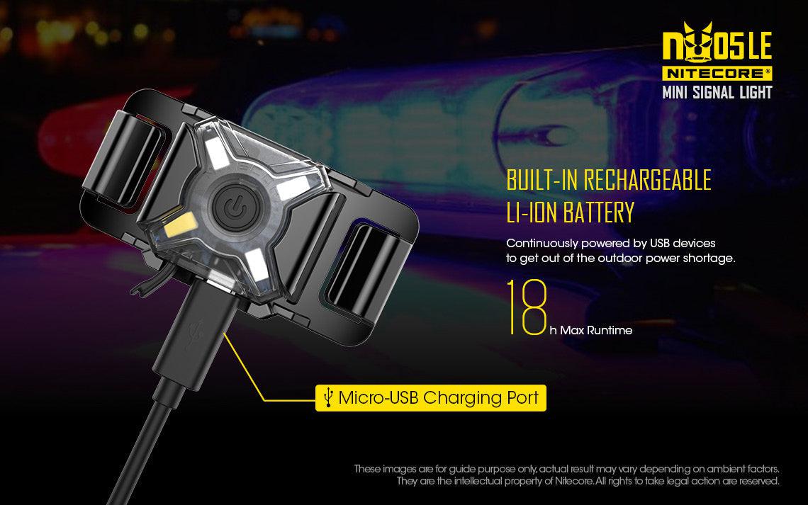 Nitecore NU05 LE Rechargeable LED Signal Light
