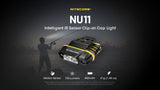 Nitecore NU11 Rechargeable LED Head Torch & Clip Light
