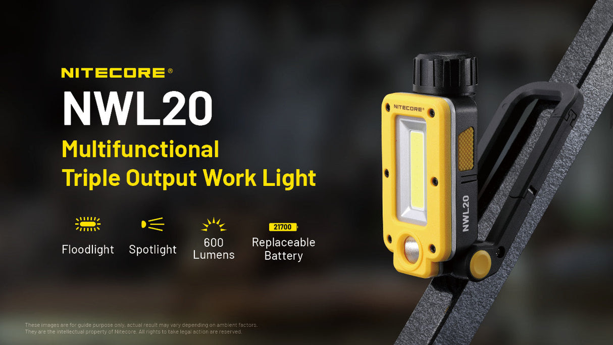 Nitecore NWL20 Rechargeable LED Work Light