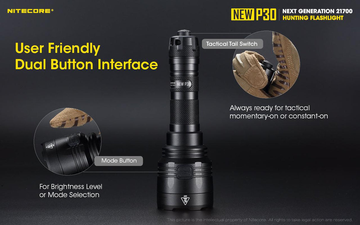Nitecore New P30 LED Torch