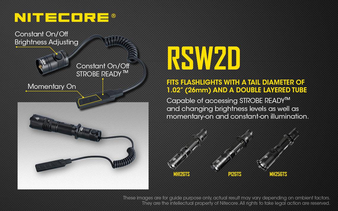 Nitecore RSW2D Remote Pressure Switch