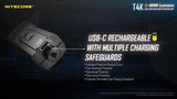 Nitecore T4K Rechargeable LED Key Ring Torch