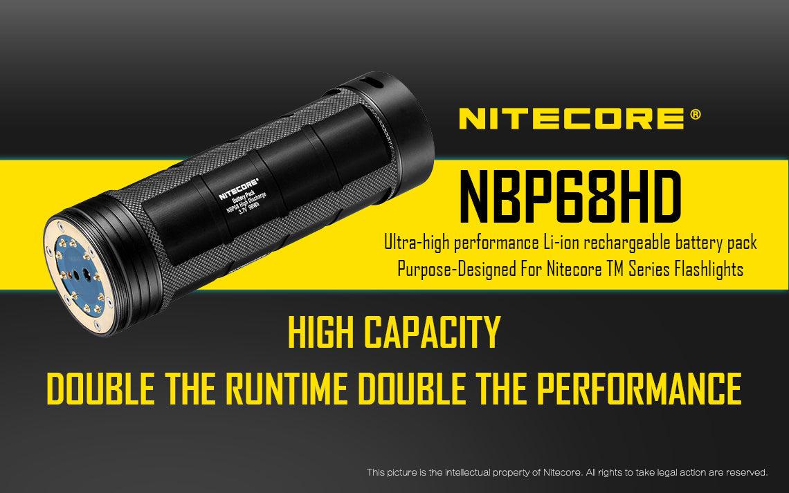 Nitecore TM Series Li-ion Battery Pack (NBP68HD)
