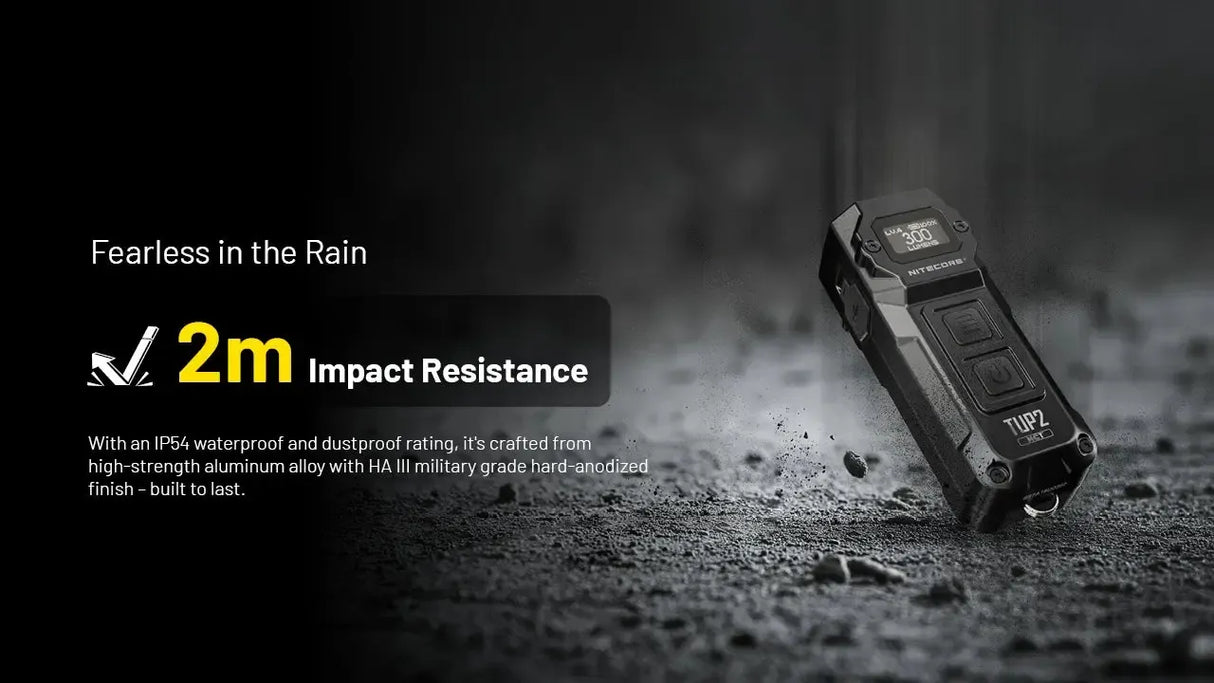 Nitecore TUP2 MCT Rechargeable LED Key Ring Torch