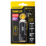 Nitecore Thumb Leo Rechargeable LED Key Ring Torch