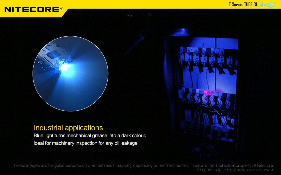 Nitecore Tube Blue Light Rechargeable LED Key Ring Torch
