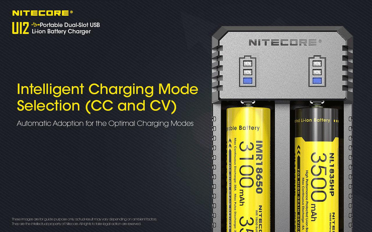 Nitecore UI2 Dual Bay Li-ion Battery Charger