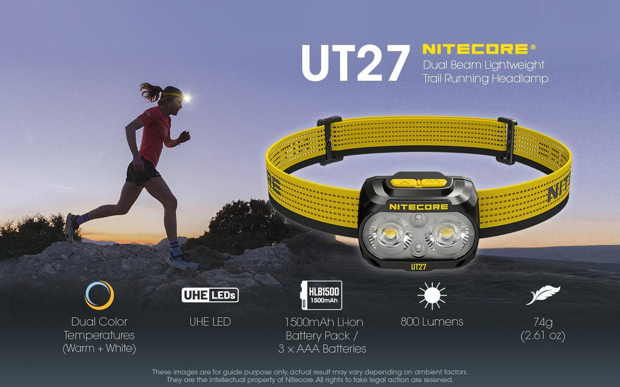Nitecore UT27 800 Rechargeable LED Head Torch