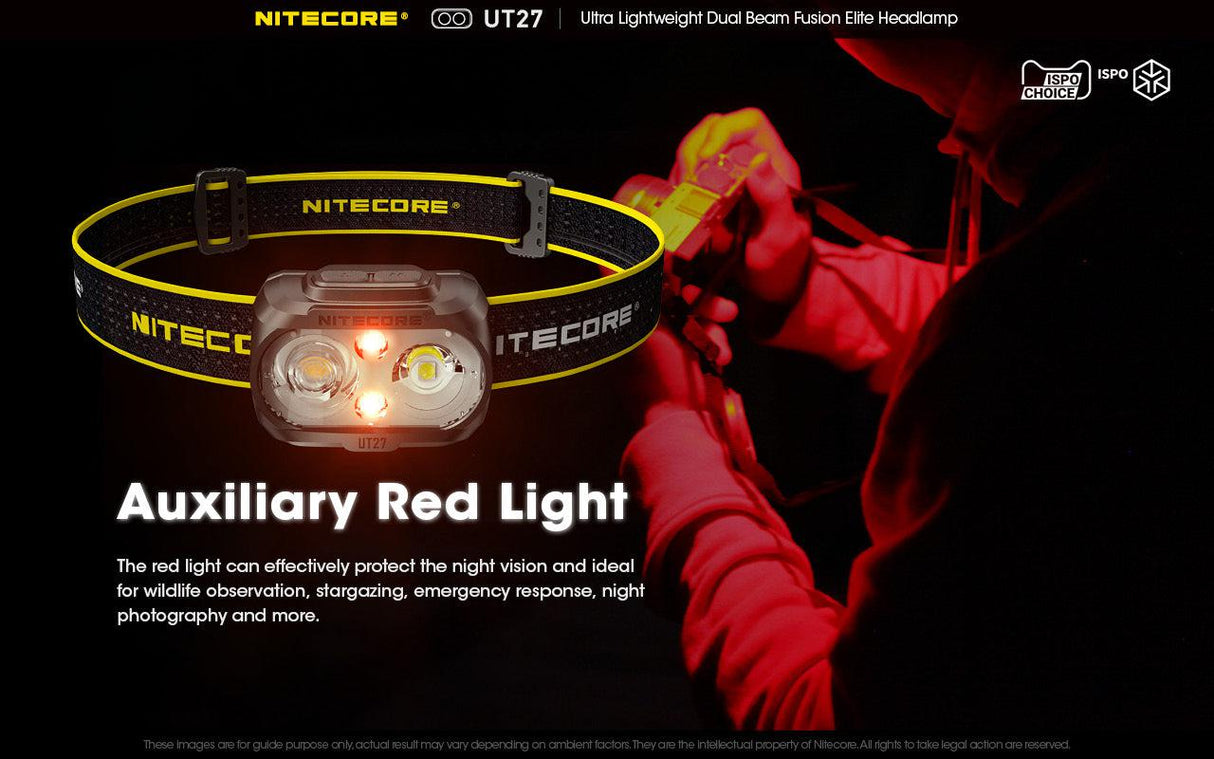 Nitecore UT27 Pro Dual Colour Temperature LED Head Torch