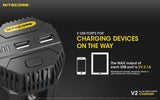 Nitecore V2 Dual Bay In-Car Speedy Li-ion Charger
