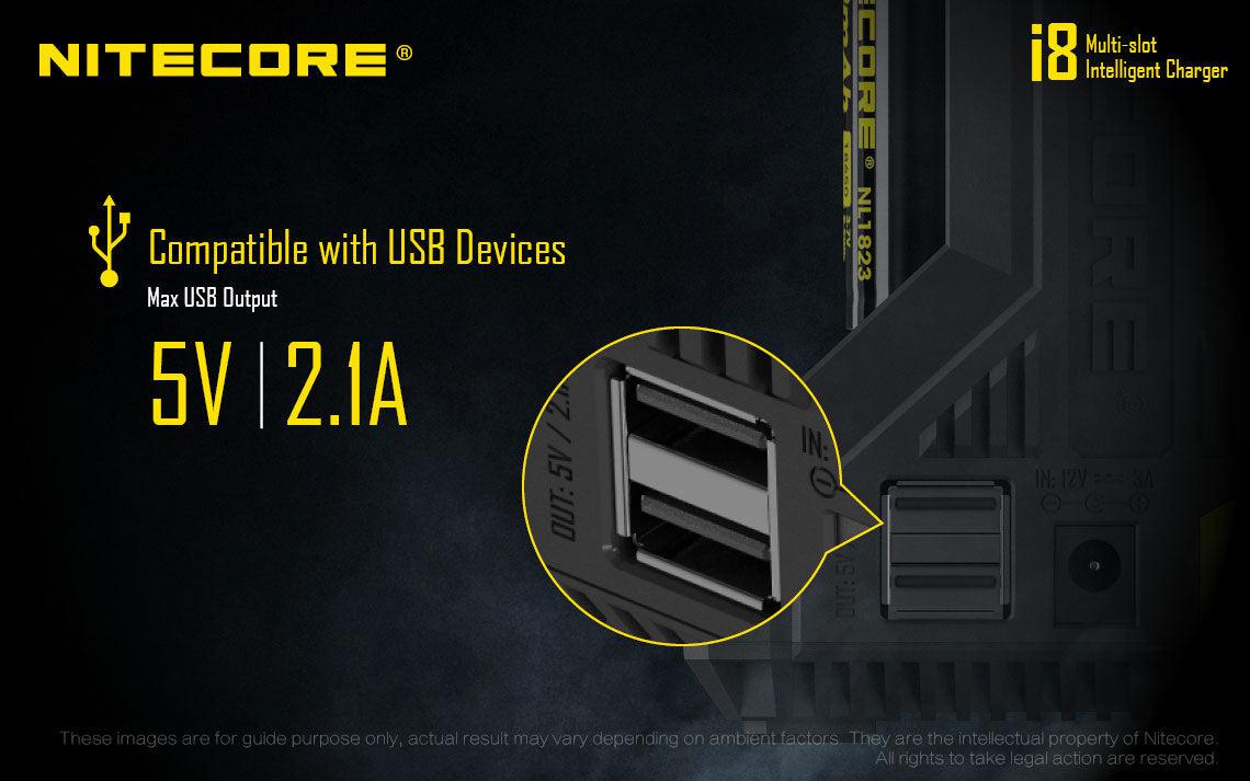 Nitecore i8 Intellicharger Eight Bay Li-ion/NiMH Charger