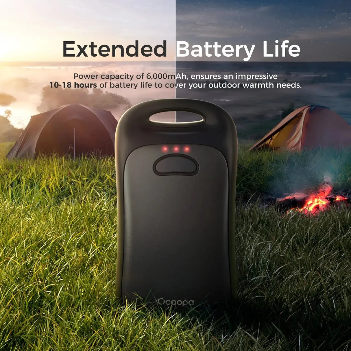 Ocoopa UT4 Urban 2-in-1 Magnetic Rechargeable Hand Warmers