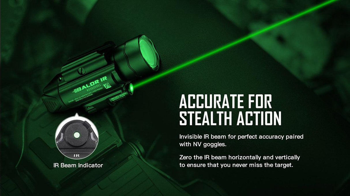 Olight Baldr IR Infrared LED Weapon Torch