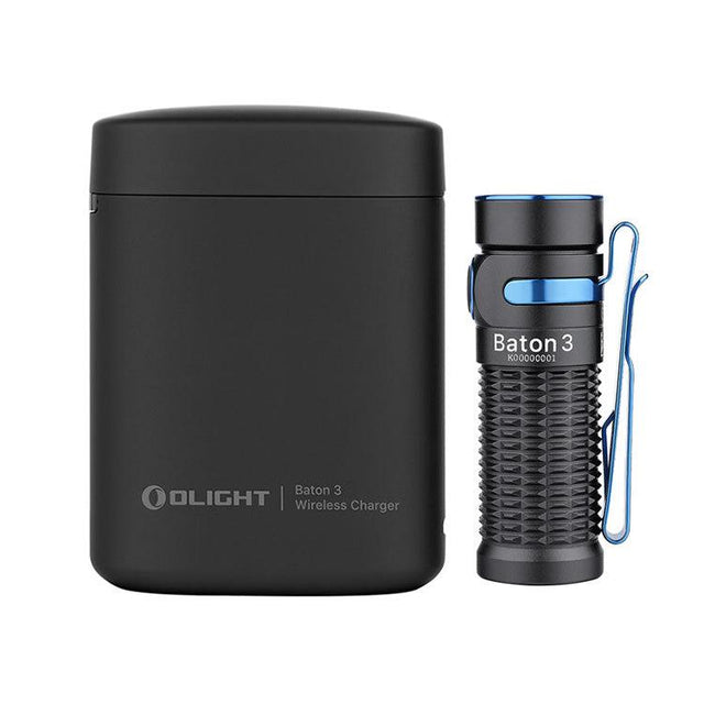 Olight Baton 3 Premium Rechargeable LED Torch With Wireless Charging