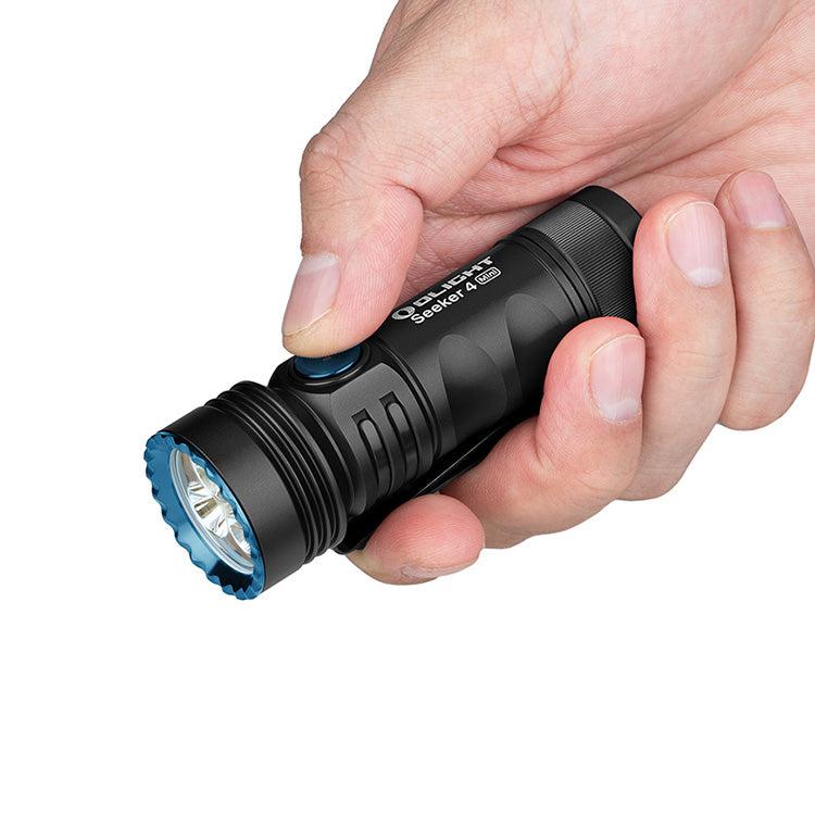 Seeker 4 mini  Mini lampe torche puissante + lumière UV - Olight