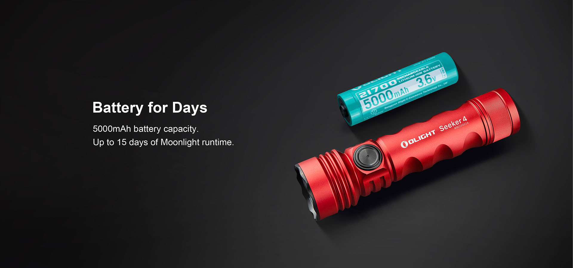 Olight Seeker 4 Rechargeable LED Torch – Torch Direct
