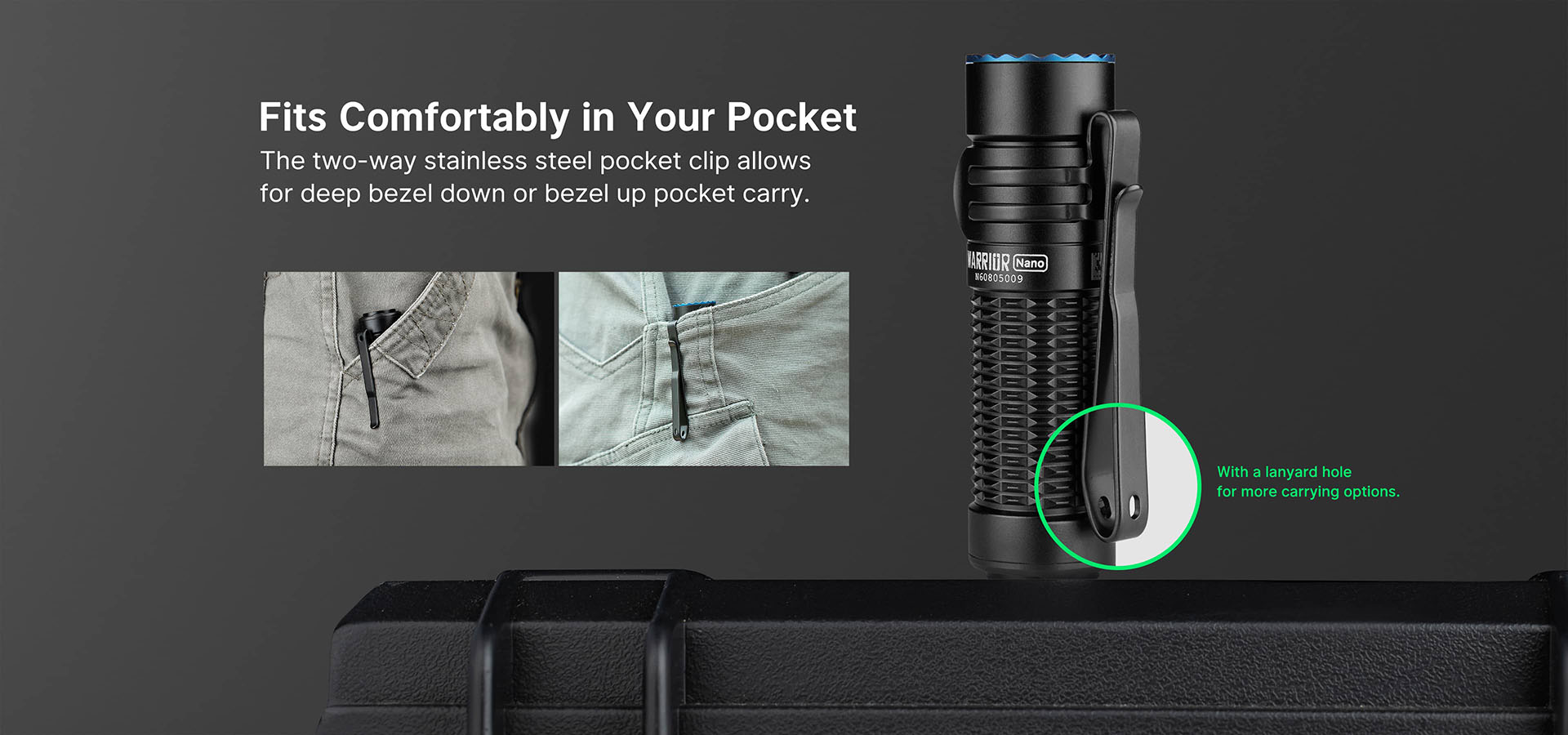 Olight Warrior Nano Rechargeable LED Torch – Torch Direct