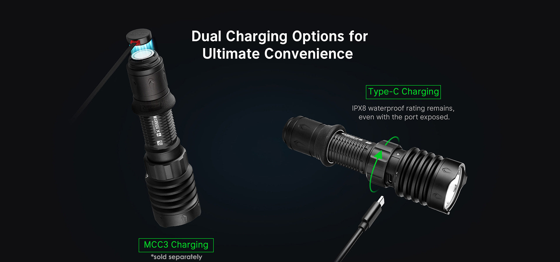 Olight Warrior X 4 Rechargeable LED Torch – Torch Direct