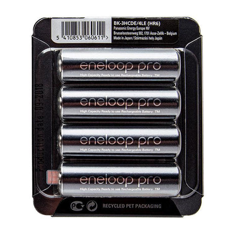 Panasonic Eneloop Pro AA 2500 mAh NiMH Batteries