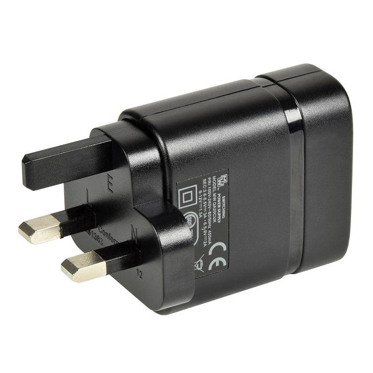 Quick Charge 3.0 USB Type-C Mains Charger (3000 mA Output)