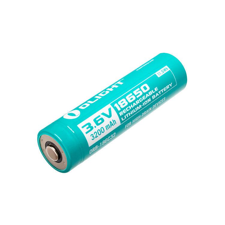 Spare 3200 mAh Rechargeable battery for Olight S30R II, S30R III, S2R, S2R II and R20