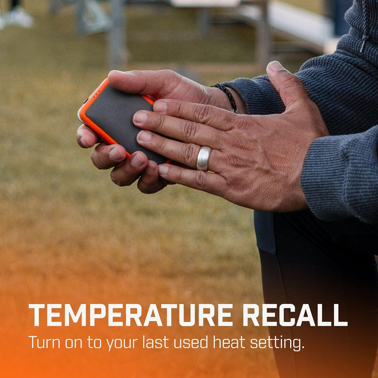 THAW 10K Rechargeable Hand Warmer with Integrated LED Light and Power Bank Function