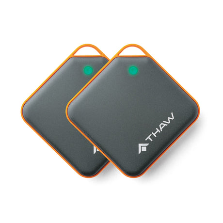 THAW 2K RC Rechargeable Hand Warmers with Integrated LED Light (Pack of 2)