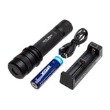 Tank007 CI02 3 W Ultraviolet LED Torch With Rechargeable Battery & Charger (365 nm)