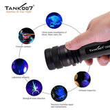 Tank007 CI02 3 W Ultraviolet LED Torch With Rechargeable Battery & Charger (395 nm)