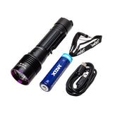 Tank007 UV122 Ultraviolet & White Light Rechargeable LED Torch (365 nm)
