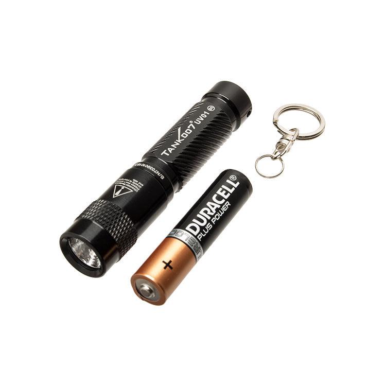 Tank007 Ultraviolet LED AAA Key Ring Torch (365 nm)