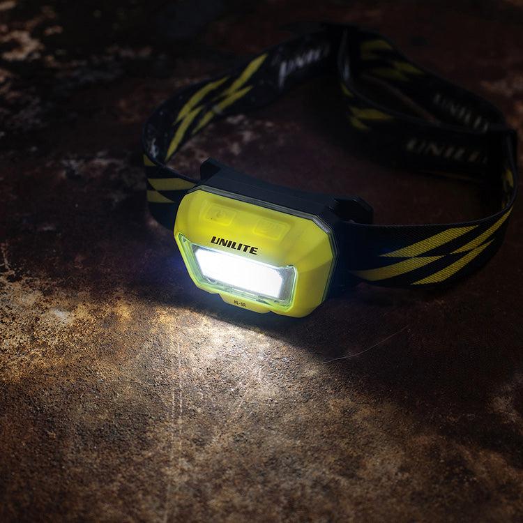 UniLite HL-5R Rechargeable Sensor LED Head Torch