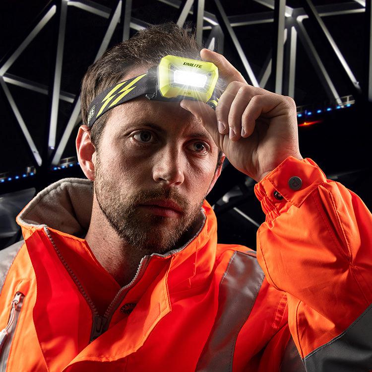 UniLite HL-5R Rechargeable Sensor LED Head Torch