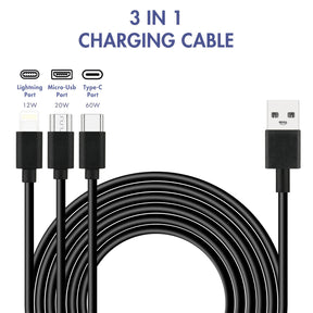 Uniross 3-in-1 Multifunction Charging Cable