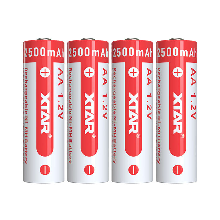 Xtar AA 1.2 V, 2500 mAh NiMH Battery (4 Pack)