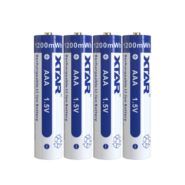 Xtar AAA 1.5 V, 680 mAh Li-ion Protected Battery (4 Pack)